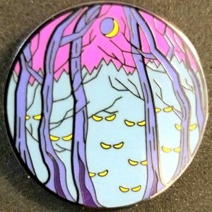 Alum & Ink spooky forest pin